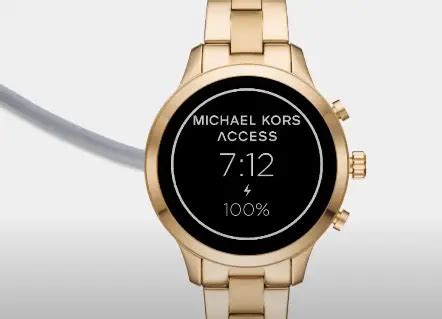 michael kors smartwatch doesn t charge|Michael Kors access smartwatch charger.